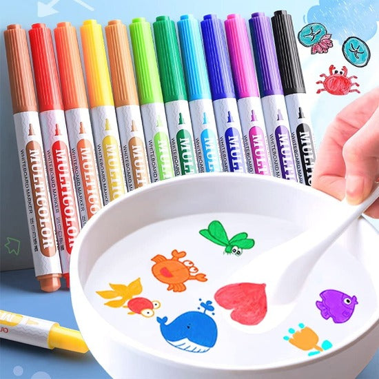 Magical 11 Colours Water Pen Set with Free Ceramic Spoon